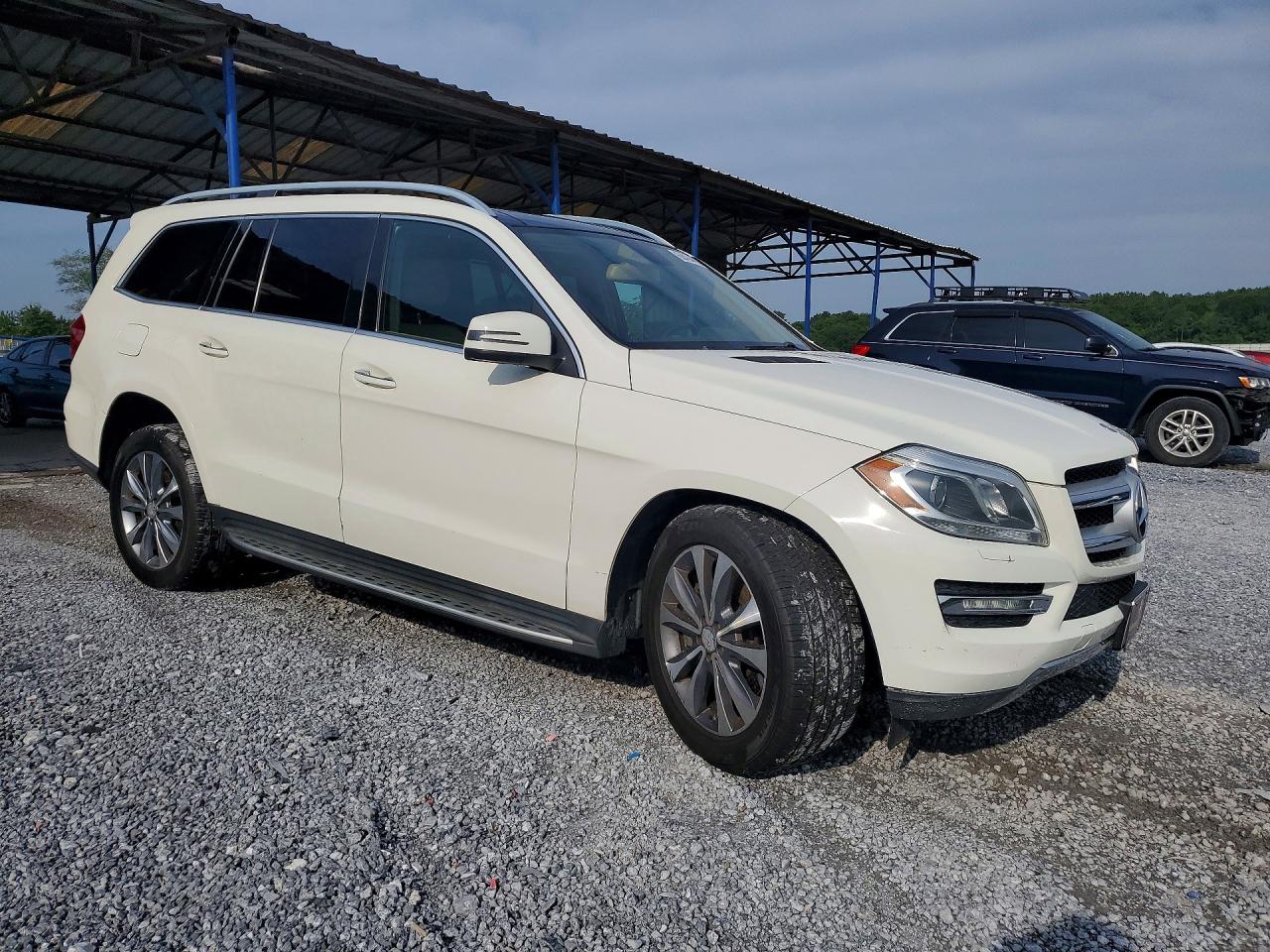 2013 Mercedes-benz Gl 450 4matic White vin: 4JGDF7CE3DA101612