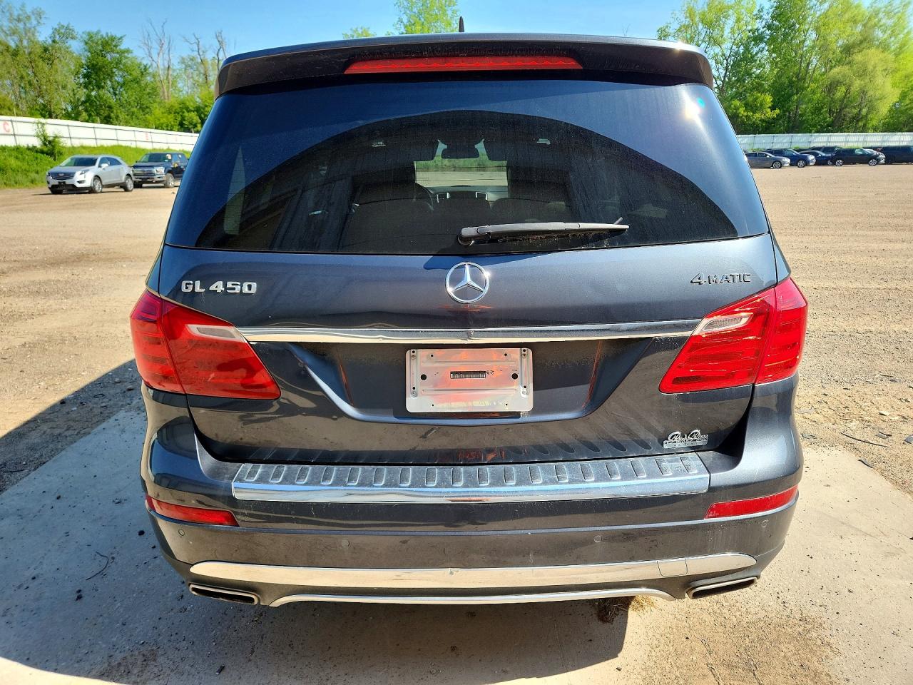 2014 Mercedes-benz Gl 450 4matic Charcoal vin: 4JGDF7CE0EA278538