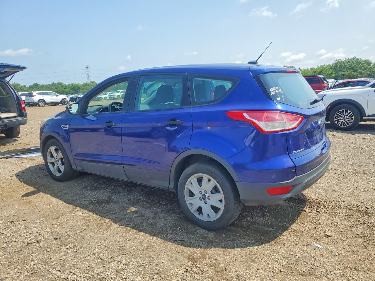 2015 Ford Escape S Синий vin: 1FMCU0F72FUC33056