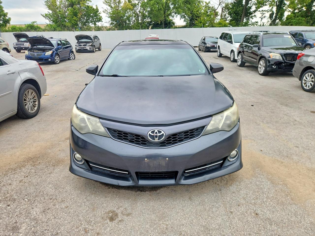 2012 Toyota Camry Se V6 Gray vin: 4T1BK1FK1CU520489