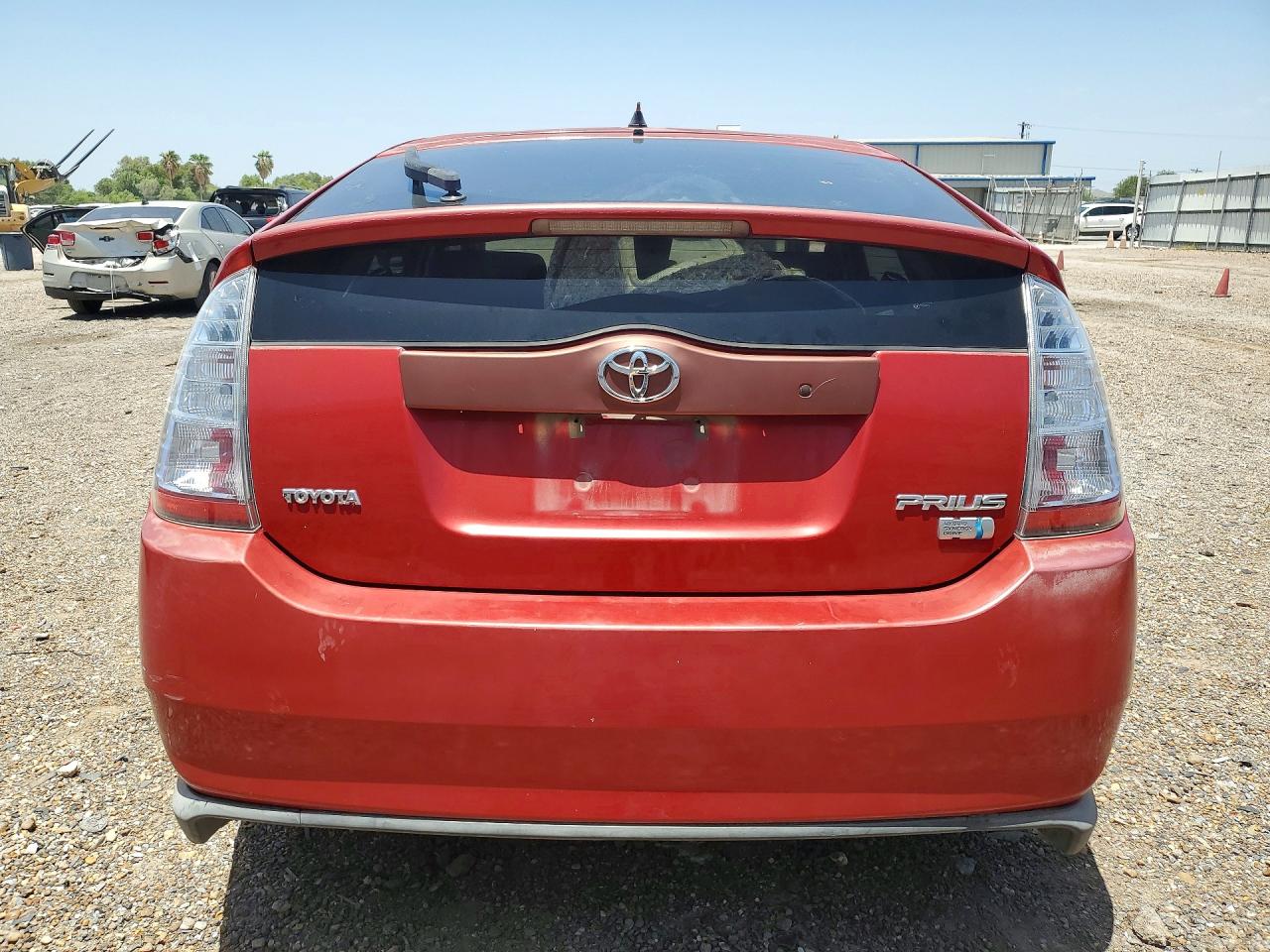 2007 Toyota Prius Base Red vin: JTDKB20U877596395