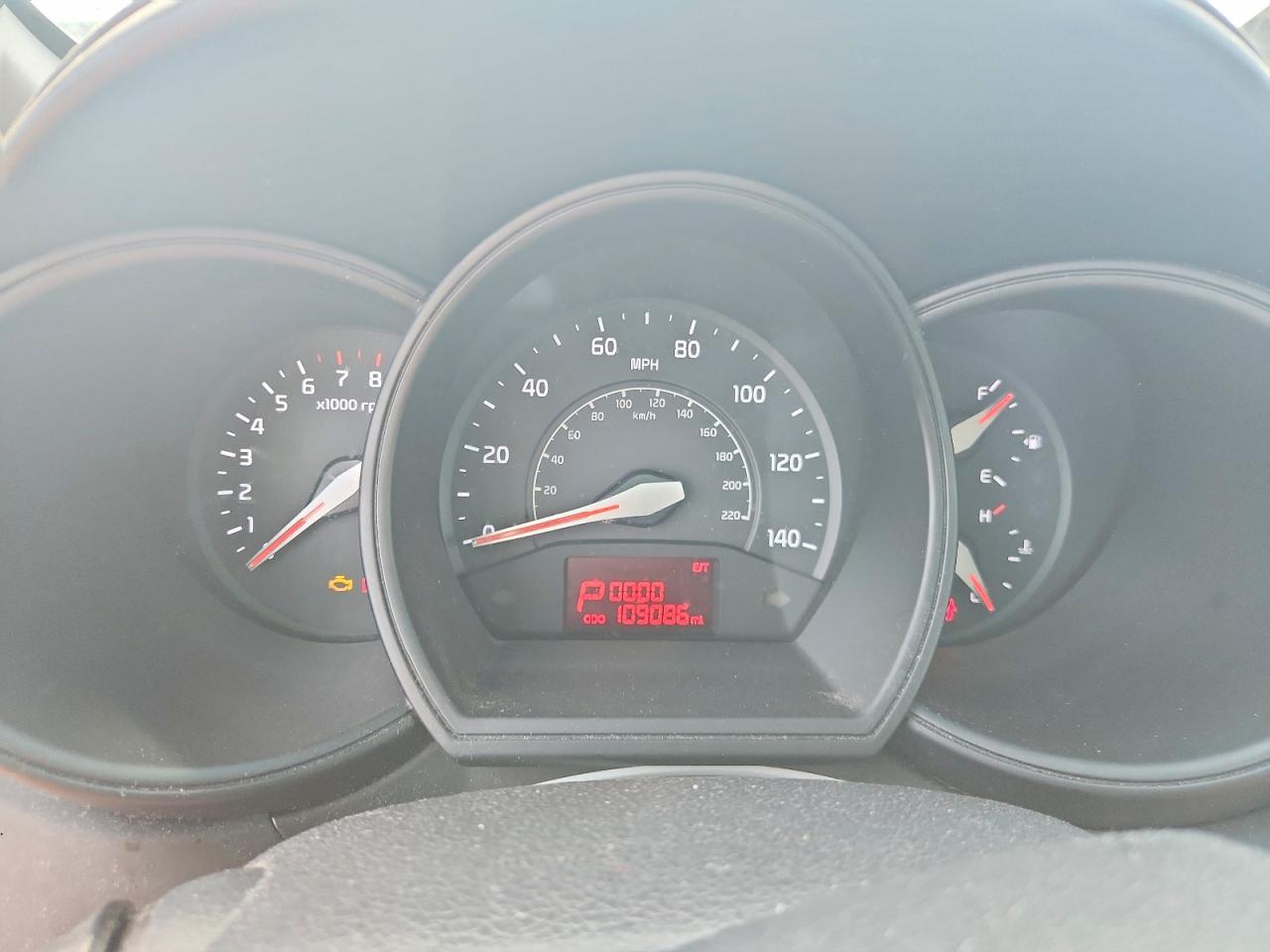 2015 Kia Rio Lx White vin: KNADM4A3XF6427050