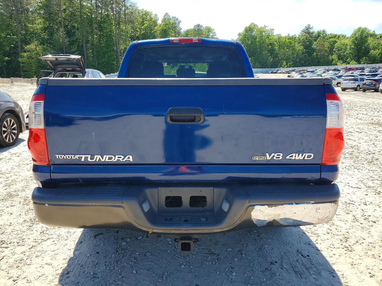 2006 Toyota Tundra Double Cab Sr5 Синий vin: 5TBDT44176S514624