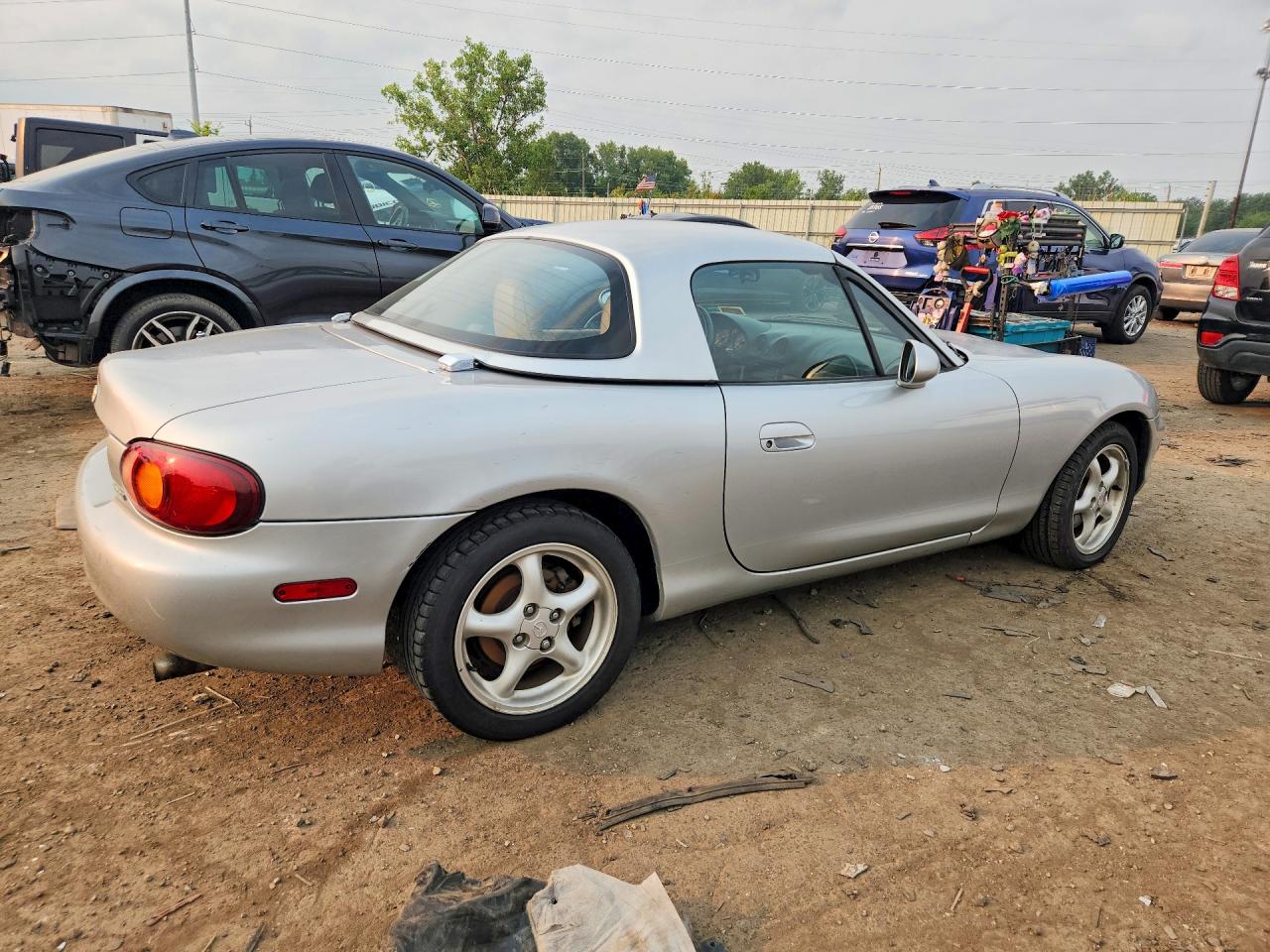 1999 Mazda Mx-5 Miata Silver vin: JM1NB3539X0103013