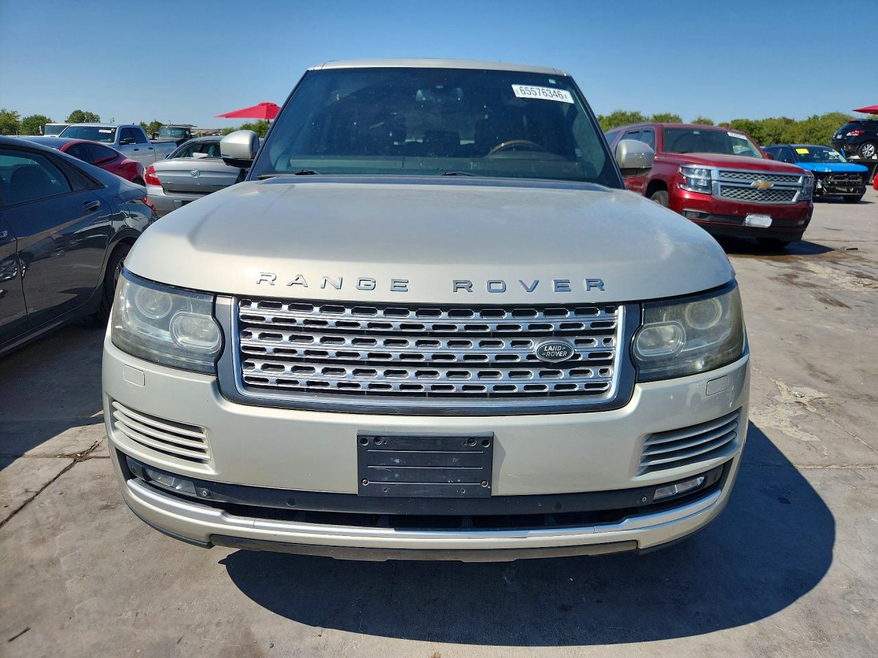 2014 Land Rover Range Rover Supercharged Beige vin: SALGS2EF8EA130569
