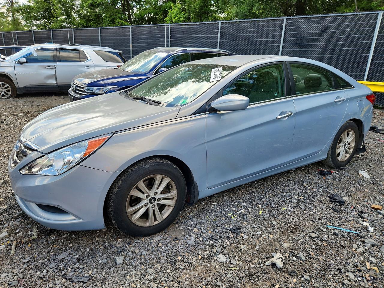 2011 Hyundai Sonata Gls Blue vin: 5NPEB4AC8BH157720