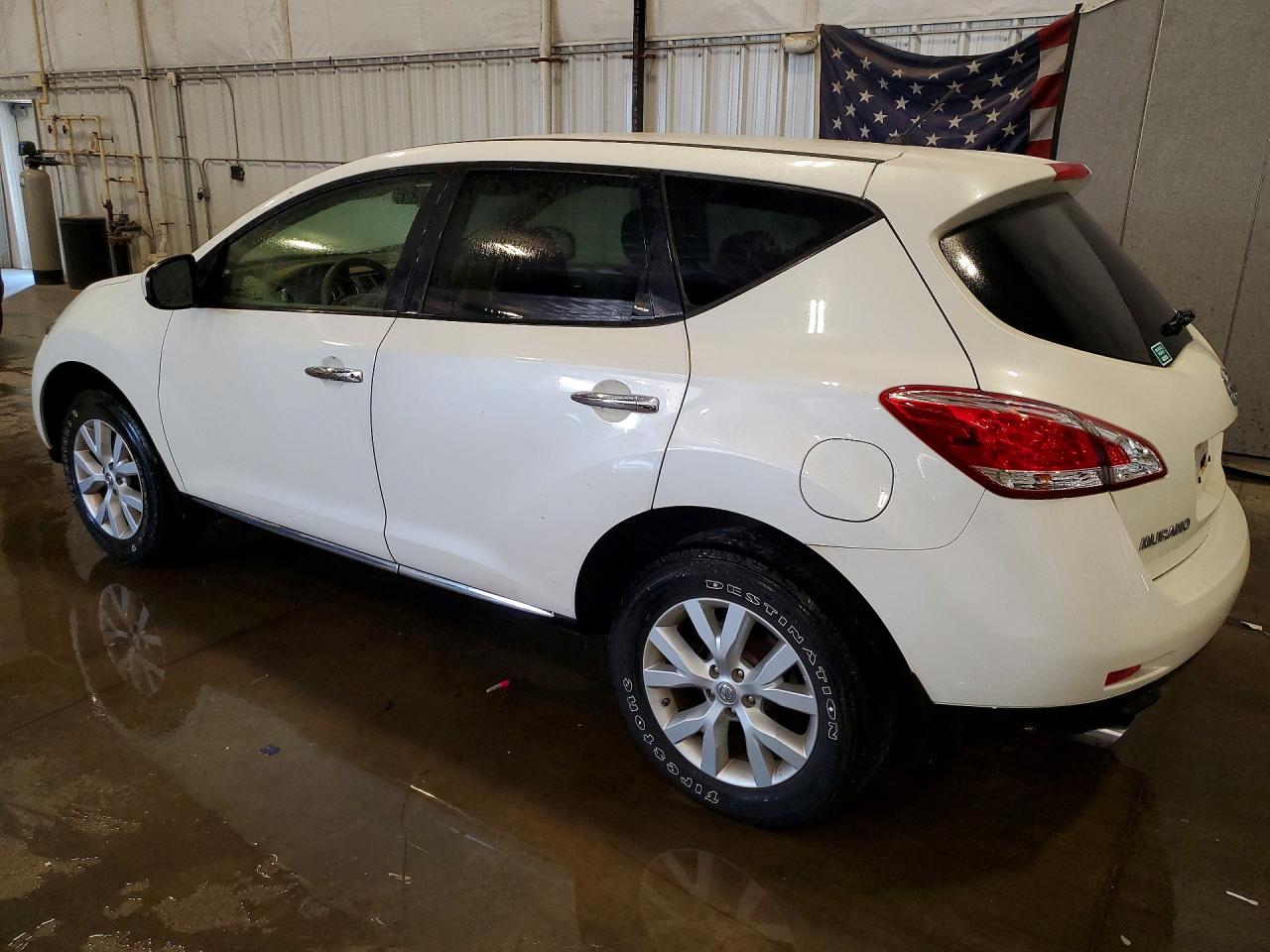 2013 Nissan Murano S White vin: JN8AZ1MW1DW309045