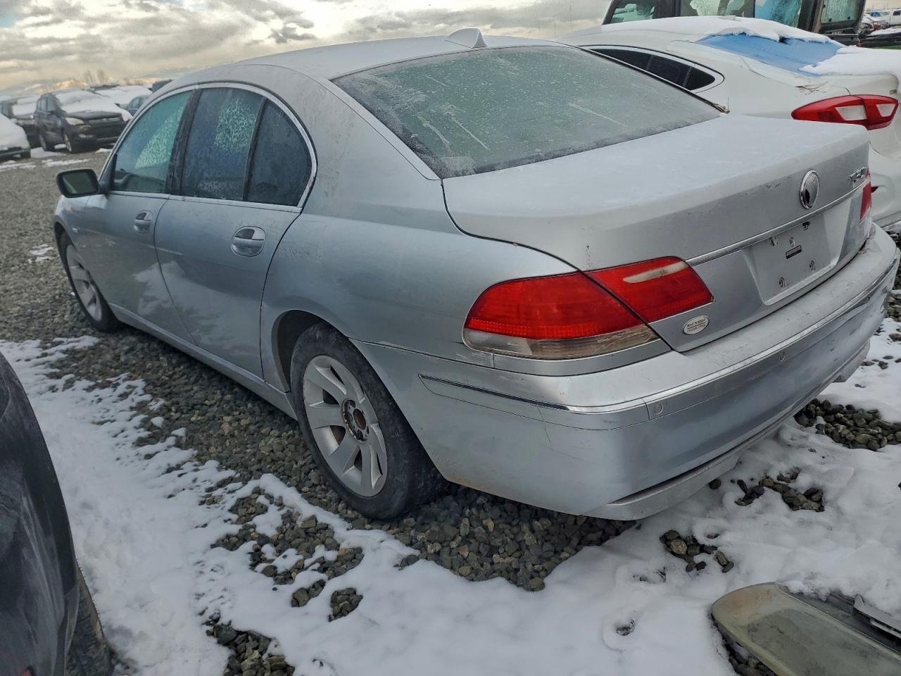 2006 Bmw 750 I Silver vin: WBAHL83536DT05152