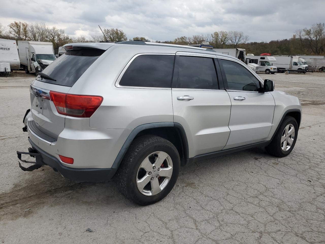 2011 Jeep Grand Cherokee Limited Silver vin: 1J4RR5GTXBC562686