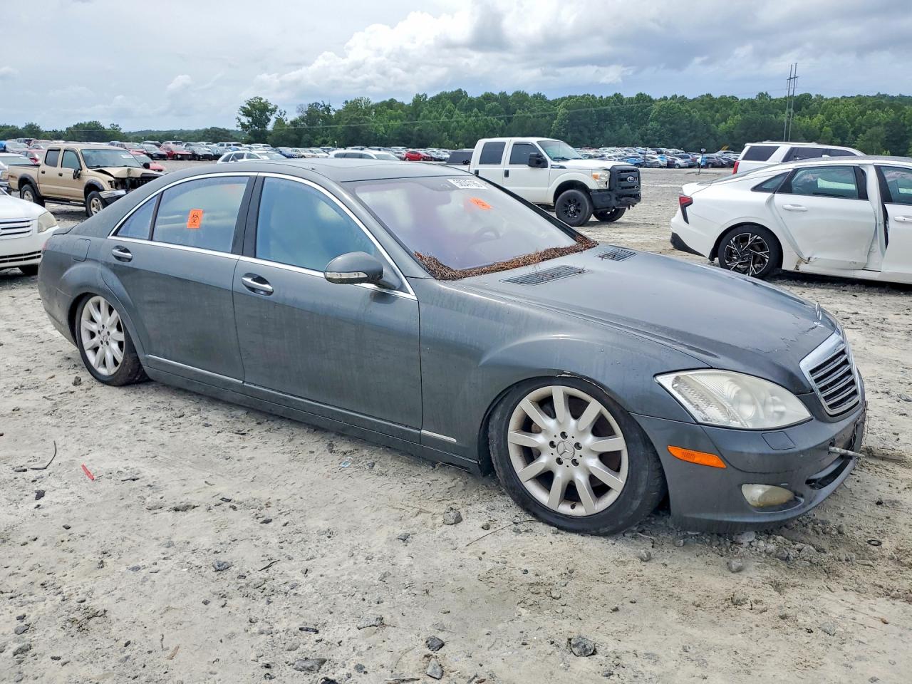 2007 Mercedes-benz S 550 4matic Серый vin: WDDNG86X87A107201