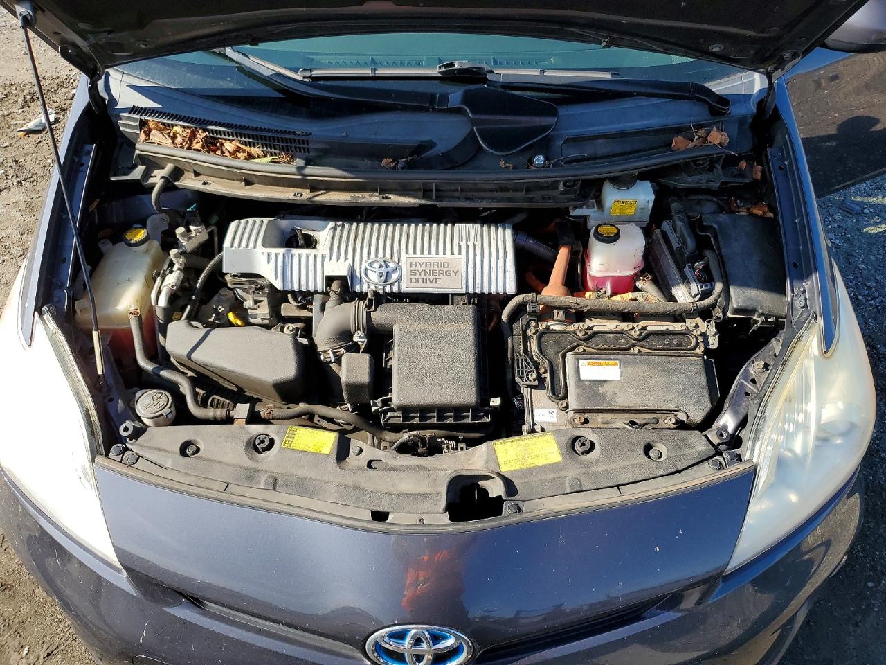 2013 Toyota Prius Two Gray vin: JTDKN3DU3D5574688