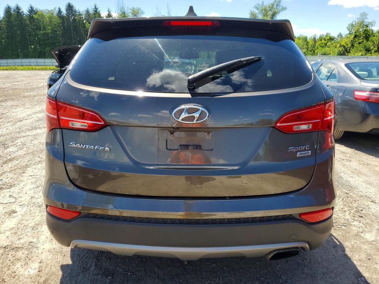 2013 Hyundai Santa Fe Sport 2.4l Gray vin: 5XYZUDLB3DG085139