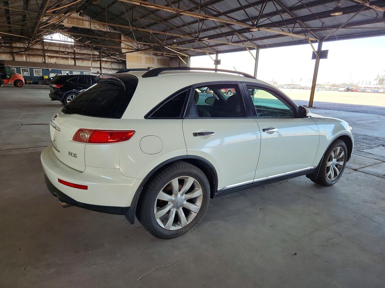 2007 Infiniti Fx35 Base Белый vin: JNRAS08W17X209062
