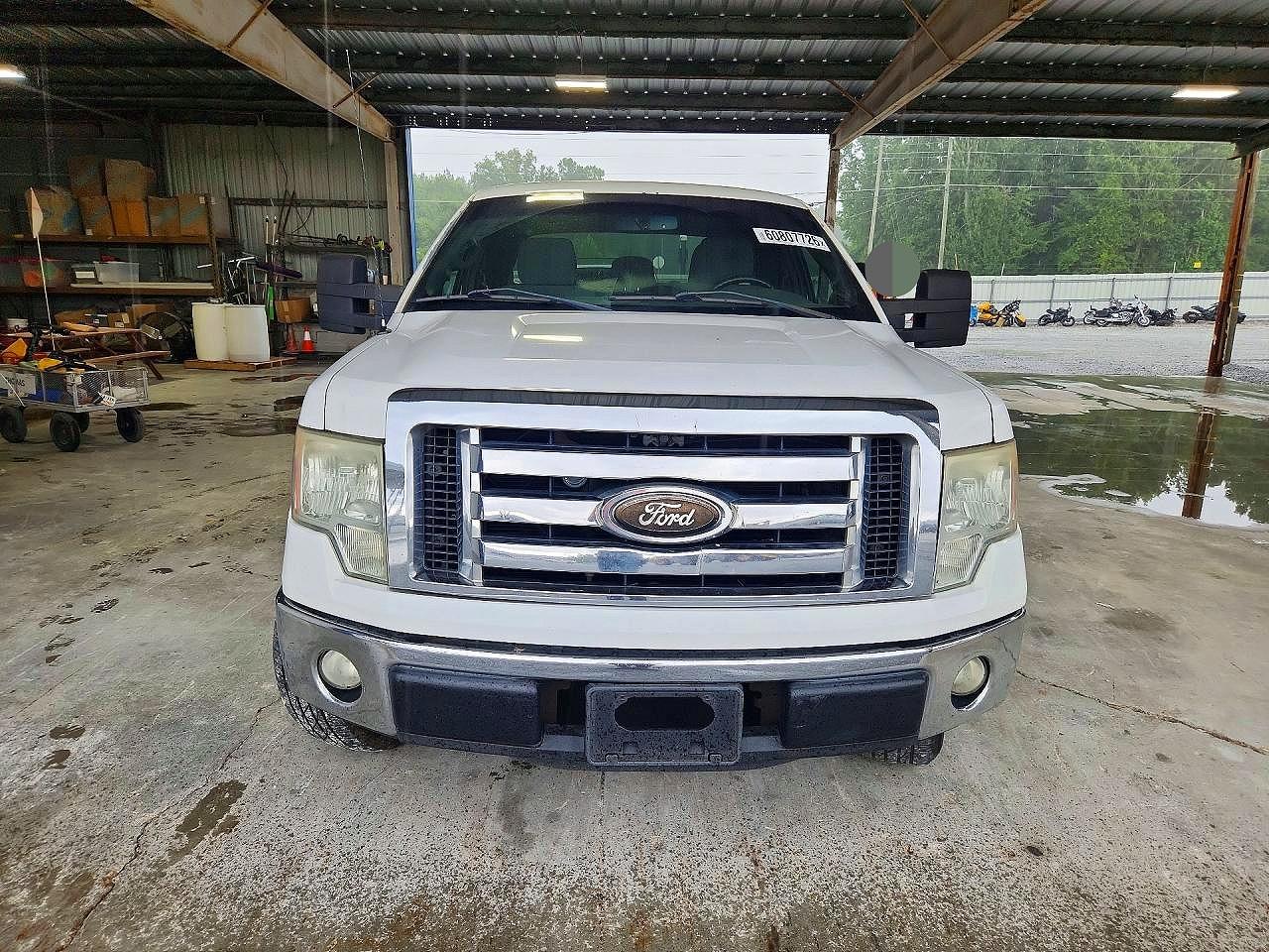 2012 Ford F150 Super Cab White vin: 1FTFX1CF2CFC55732