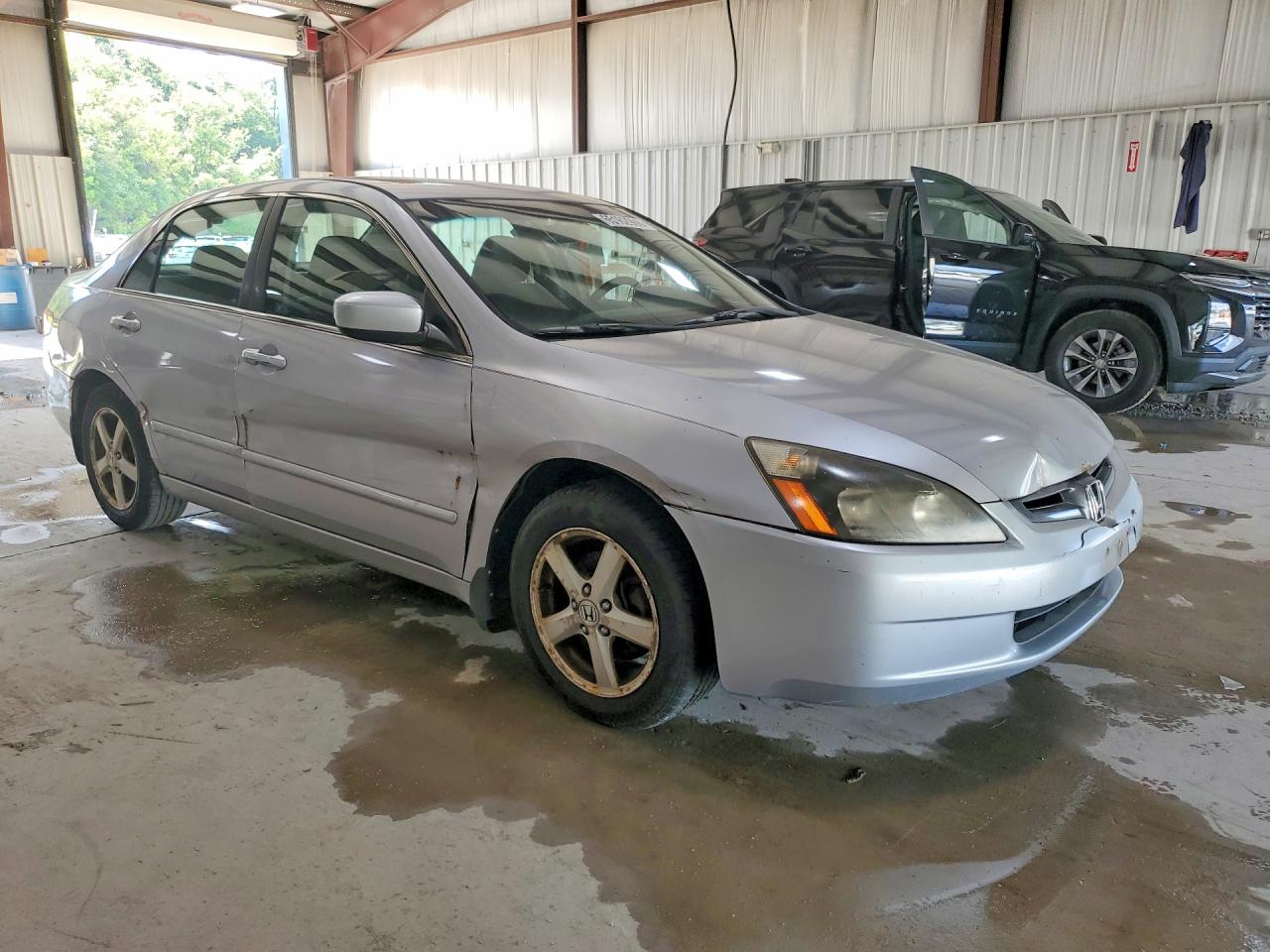 2003 Honda Accord Ex Silver vin: 1HGCM56683A083168