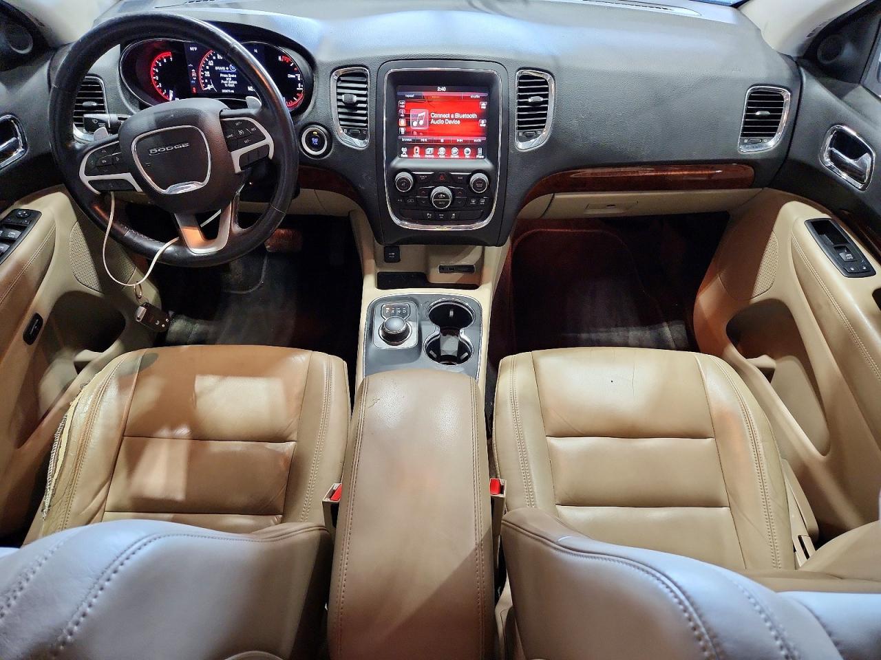 2014 Dodge Durango Limited White vin: 1C4SDHDT7EC588193