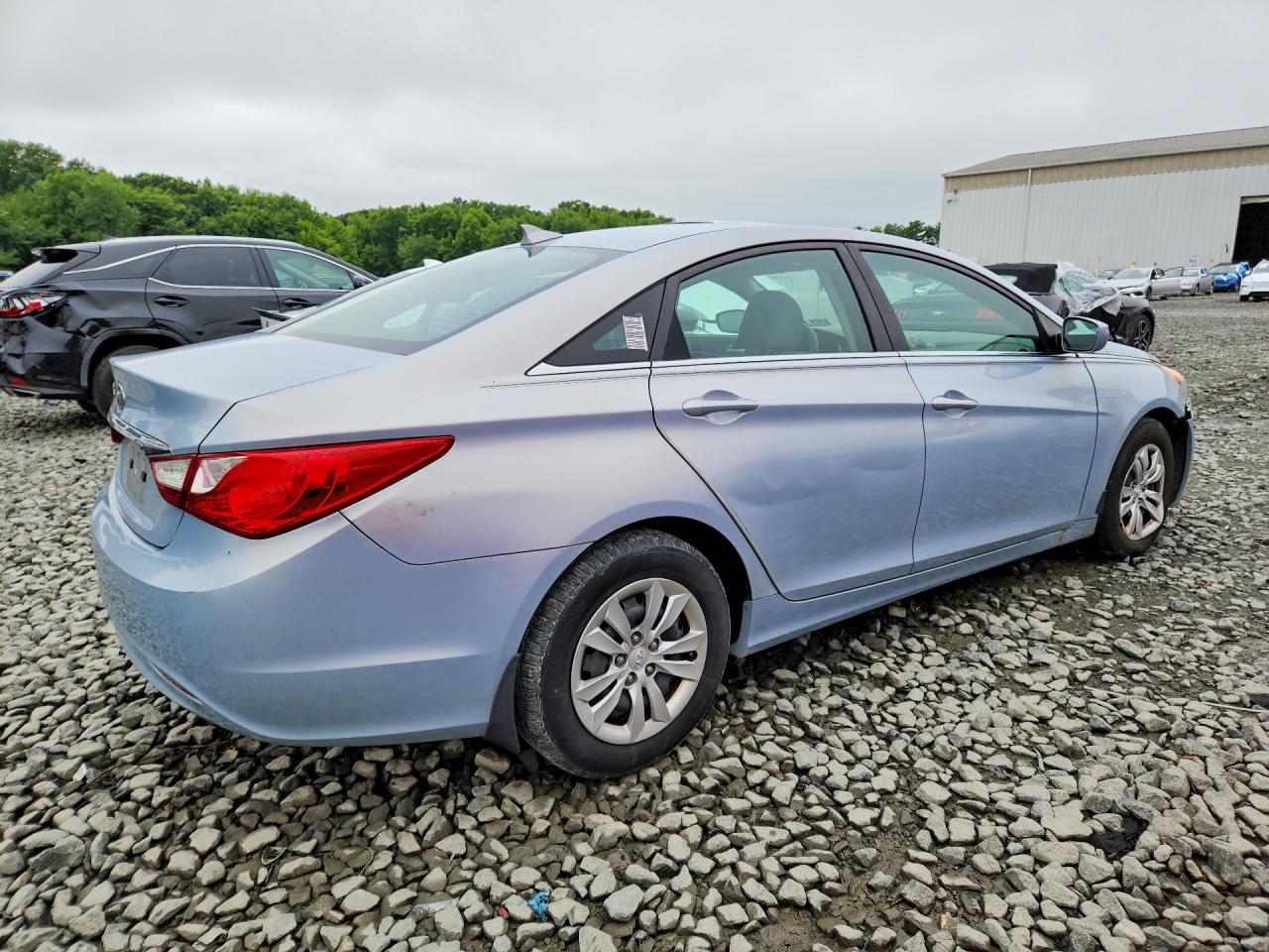 2013 Hyundai Sonata Gls Blue vin: 5NPEB4ACXDH581550