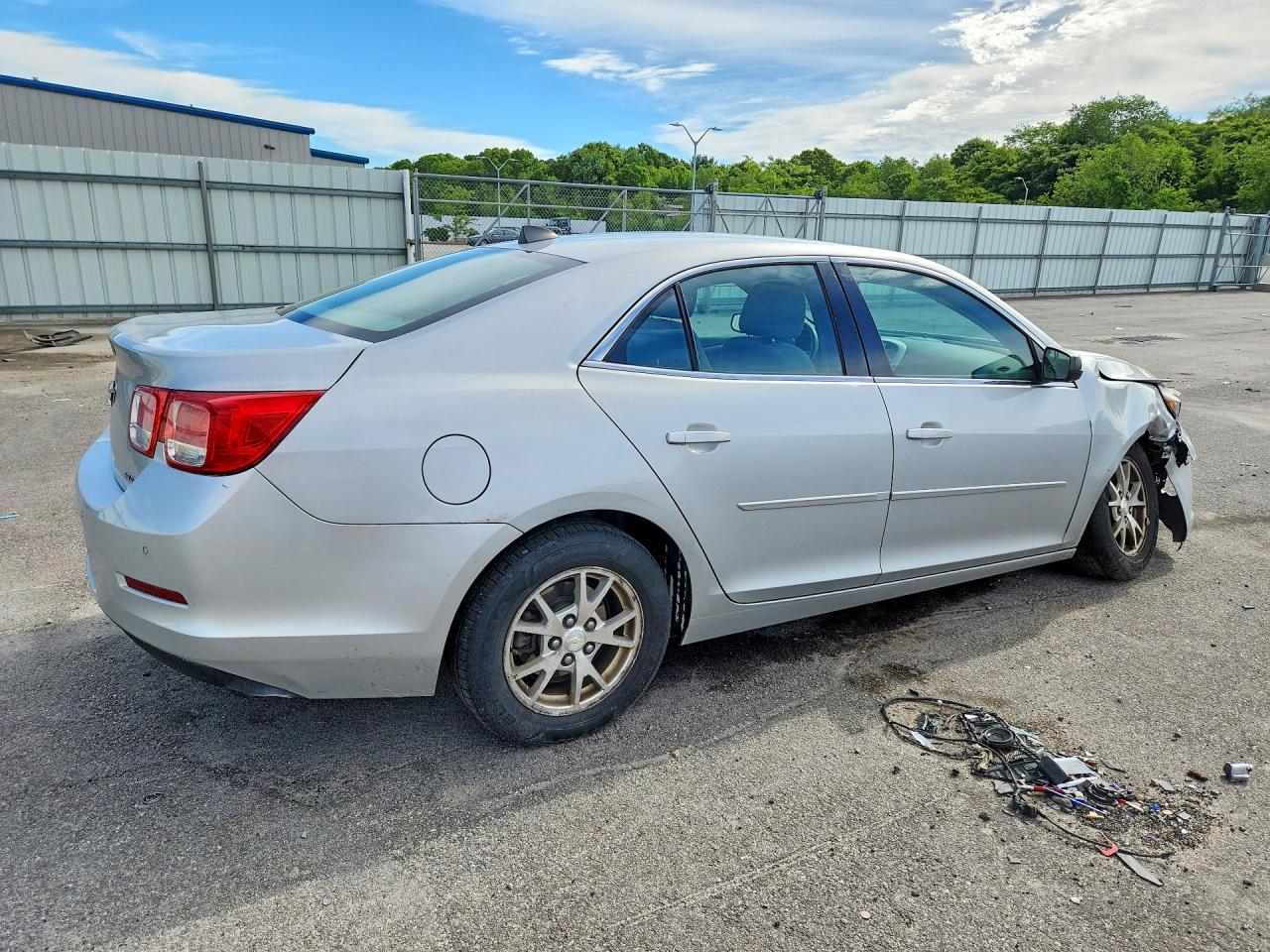 2013 Chevrolet Malibu Ls Silver vin: 1G11A5SAXDF342491