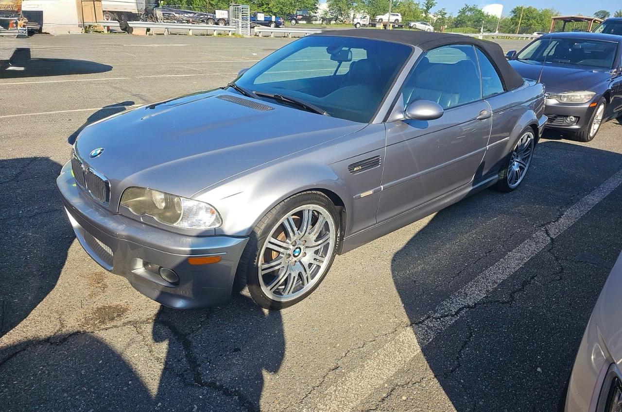 2006 Bmw M3 Silver vin: WBSBR93426PK11016