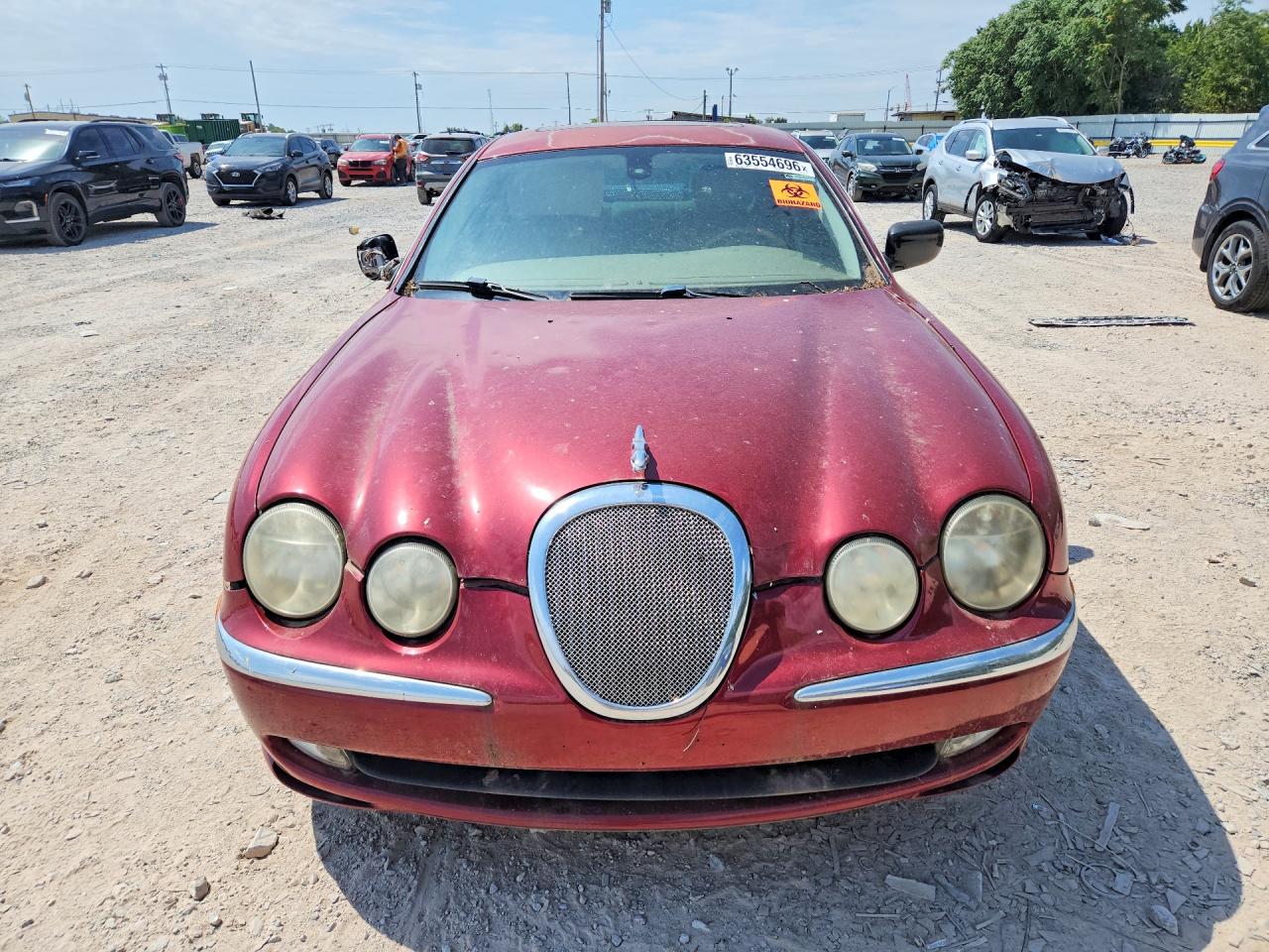 2003 Jaguar S-type Бордовый vin: SAJEA01T33FM81747