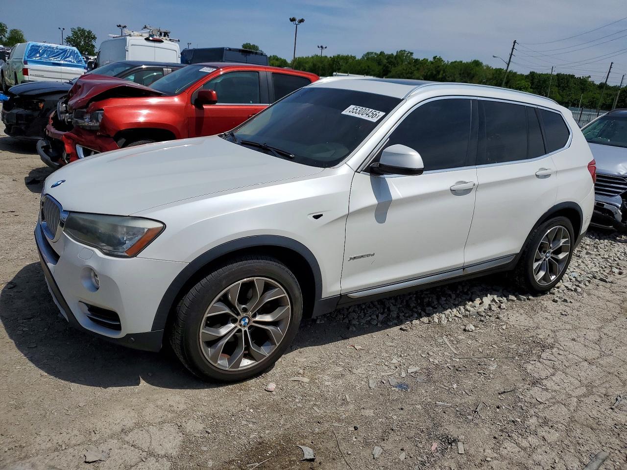 2016 Bmw X3 Xdrive28d Белый vin: 5UXWY3C54G0N87565