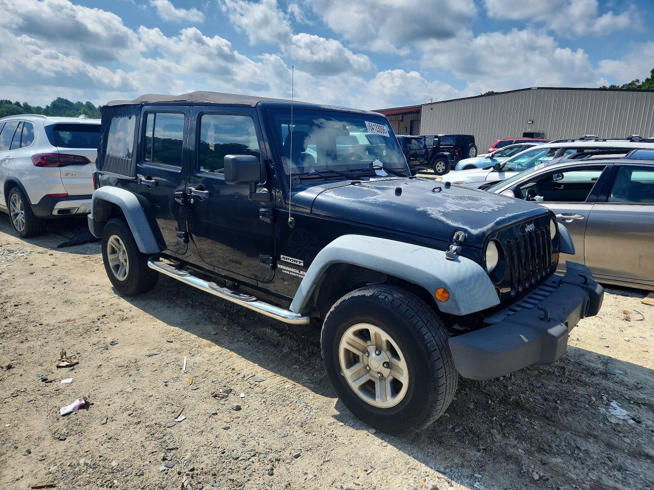 2011 Jeep Wrangler Unlimited Sport Black vin: 1J4BA3H14BL582006