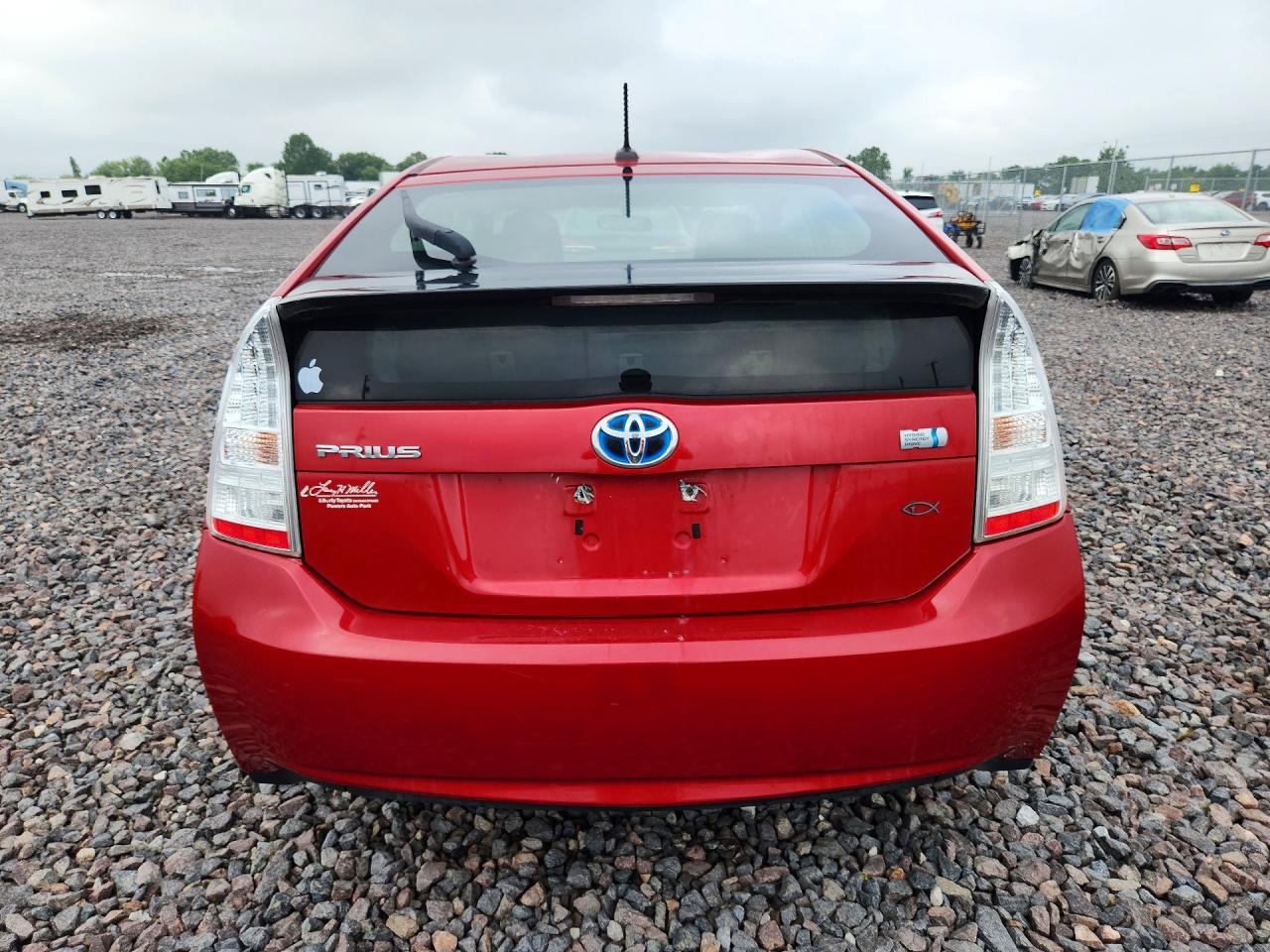 2010 Toyota Prius Ii Red vin: JTDKN3DUXA0191534