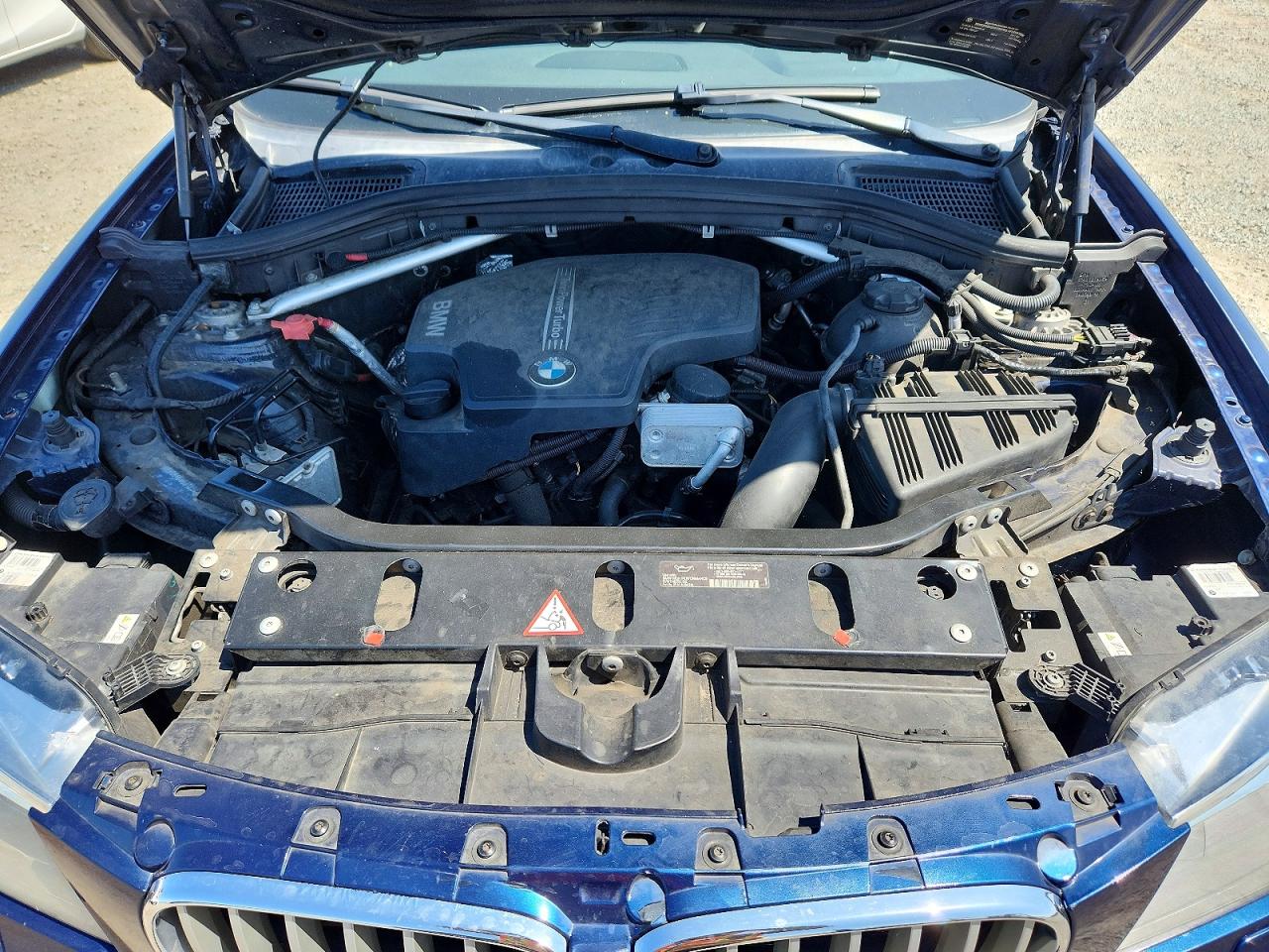 2014 Bmw X3 Xdrive28i Blue vin: 5UXWX9C56E0D31224