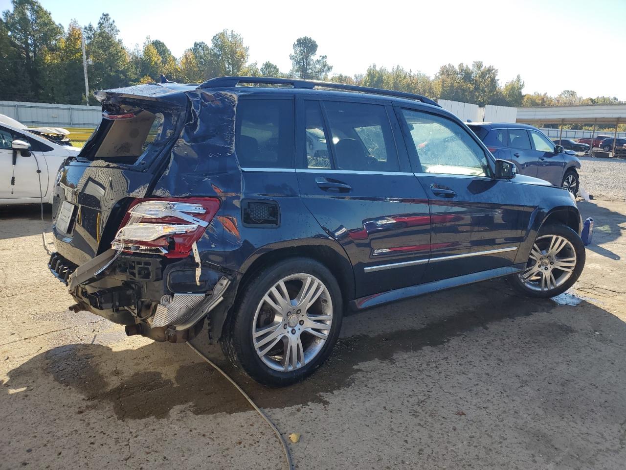 2014 Mercedes-benz Glk 350 Blue vin: WDCGG5HB4EG315535