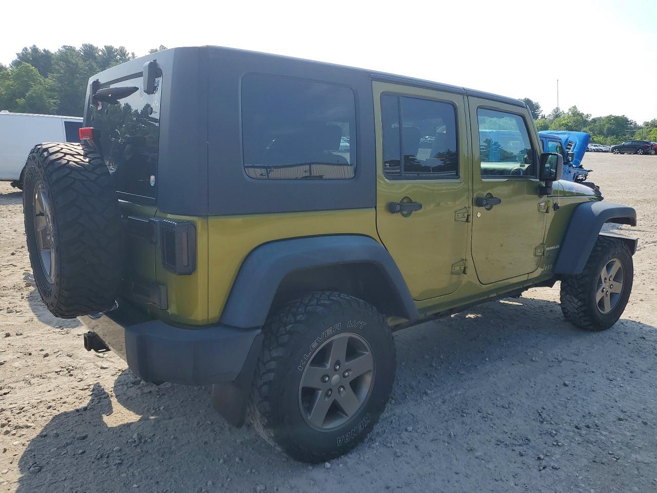 2010 Jeep Wrangler Unlimited Sport Green vin: 1J4BA3H17AL201246