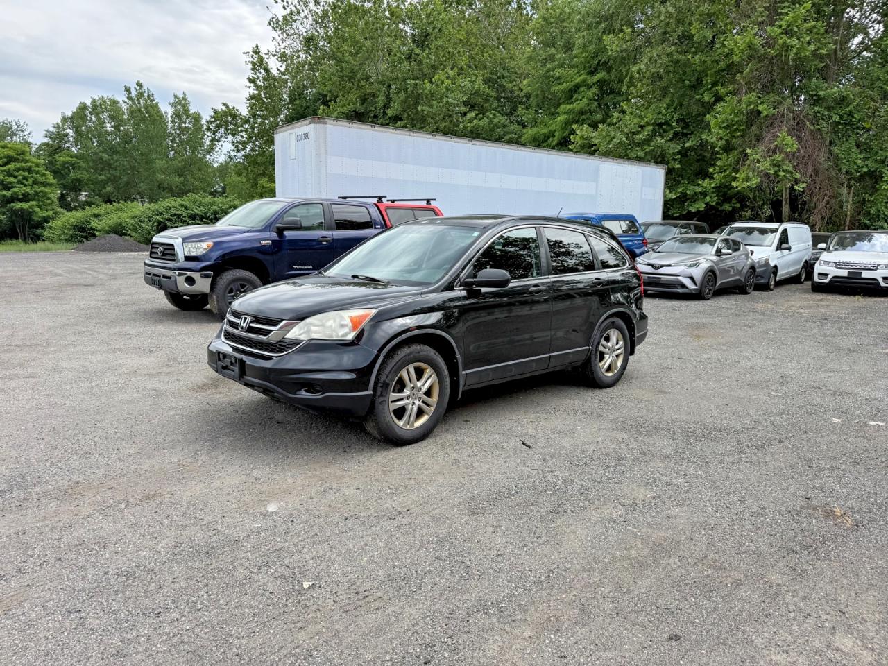 2010 Honda Cr-v Ex Black vin: 5J6RE4H53AL049865