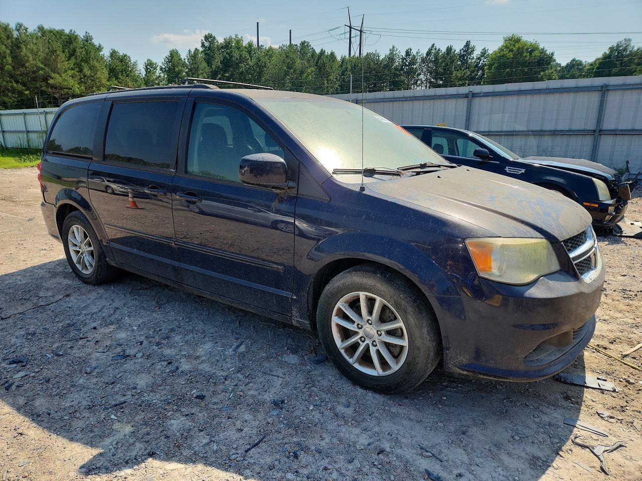 2013 Dodge Grand Caravan Sxt Blue vin: 2C4RDGCG2DR682162