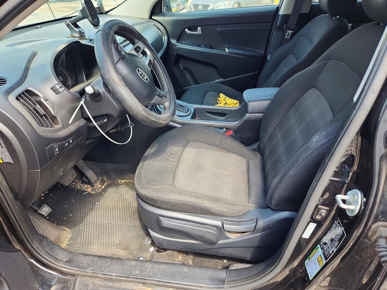 2012 Kia Sportage Lx Black vin: KNDPB3A21C7213674