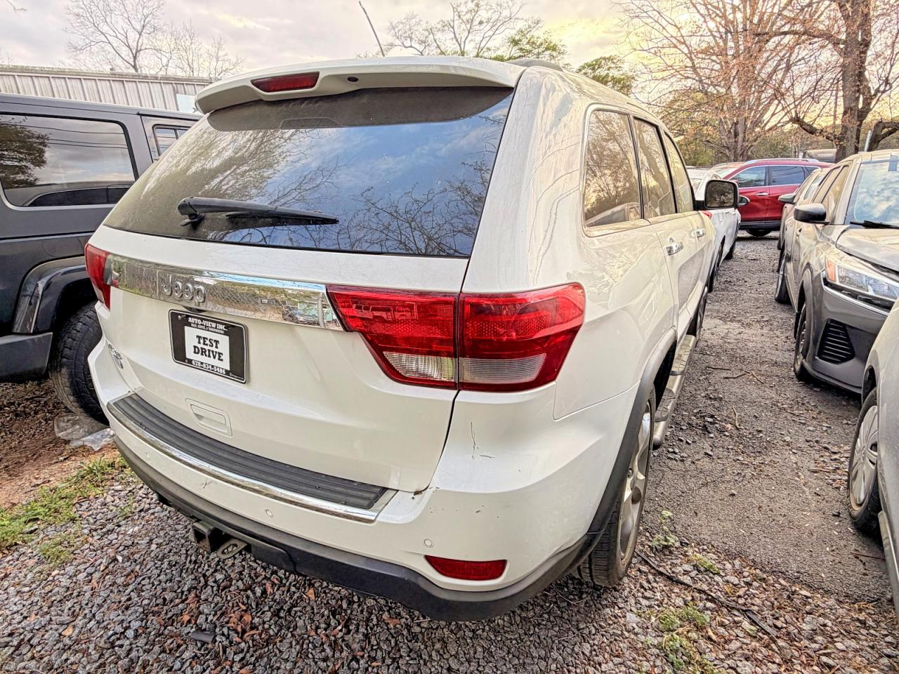 2012 Jeep Grand Cherokee Overland Белый vin: 1C4RJFCG2CC132180