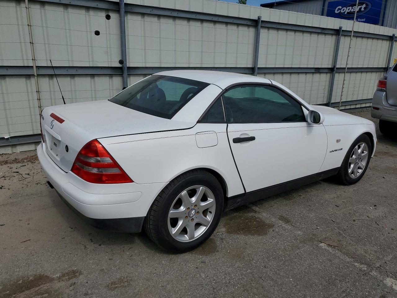 1998 Mercedes-benz Slk 230 Kompressor Белый vin: WDBKK47F1WF056814