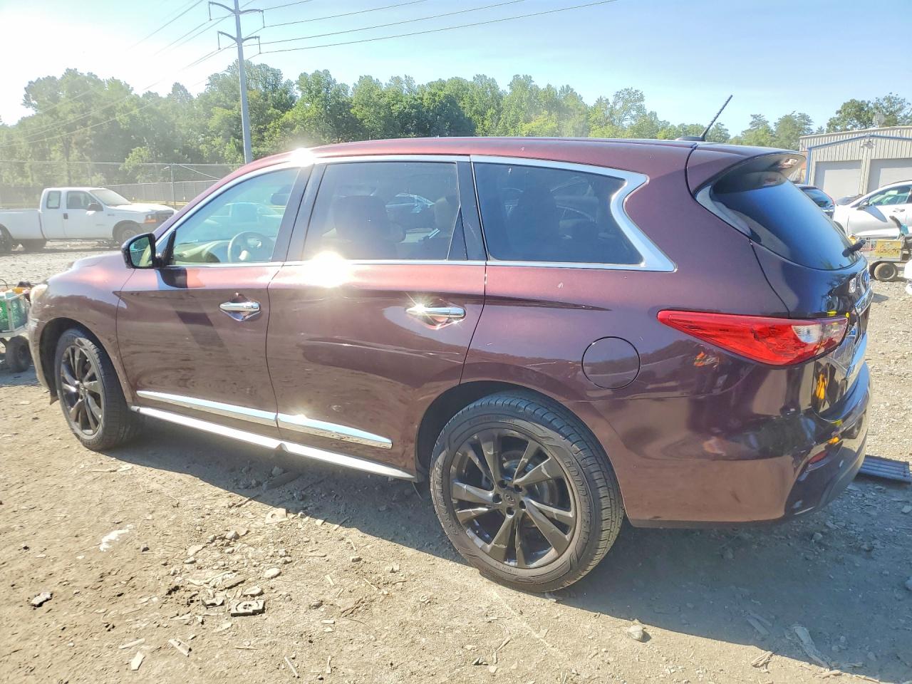 2013 Infiniti Jx35 Base Maroon vin: 5N1AL0MM3DC309860