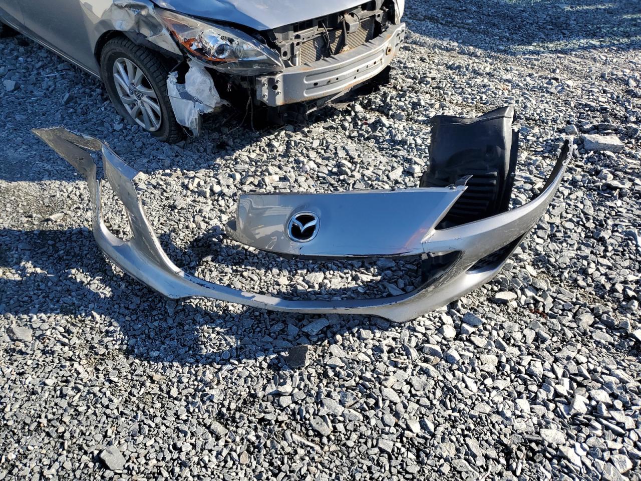 2013 Mazda 3 I Silver vin: JM1BL1UF7D1803831