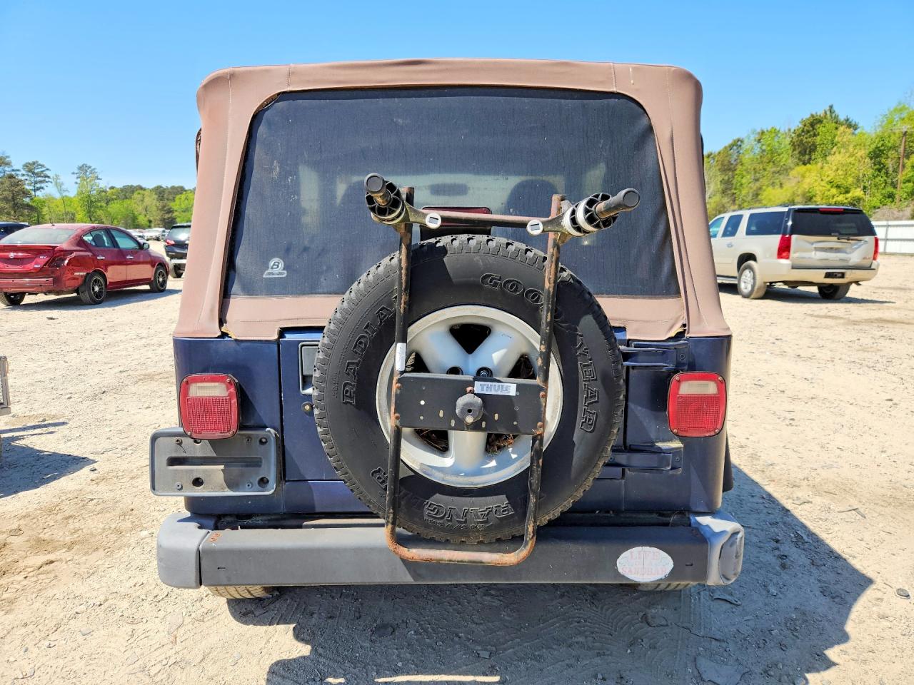 2000 Jeep Wrangler / Tj Sport Синий vin: 1J4FA49SXYP751820
