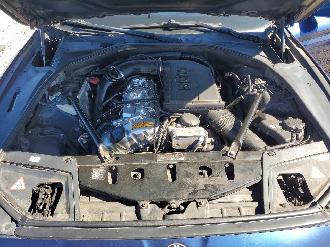 2011 Bmw 535 I Blue vin: WBAFR7C51BC804578