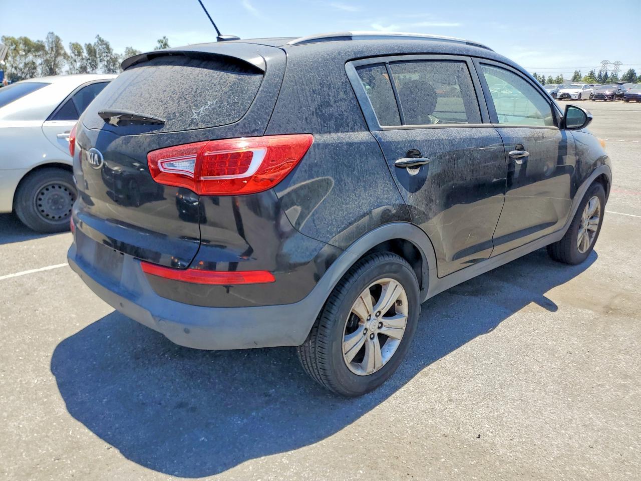 2013 Kia Sportage Lx Black vin: KNDPB3A21D7510526