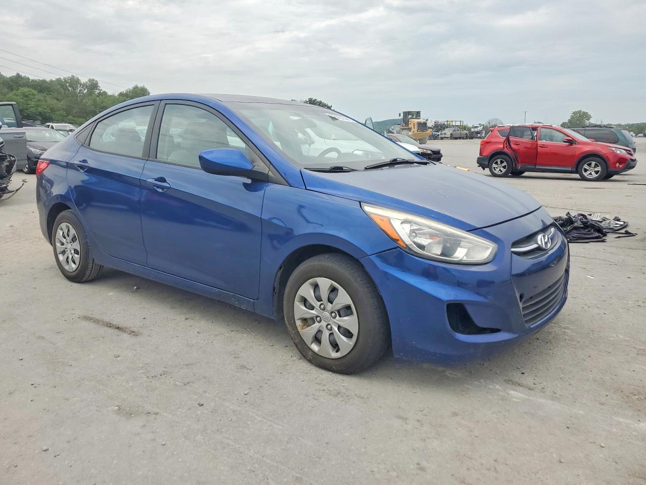 2015 Hyundai Accent Gls Blue vin: KMHCT4AE0FU821652