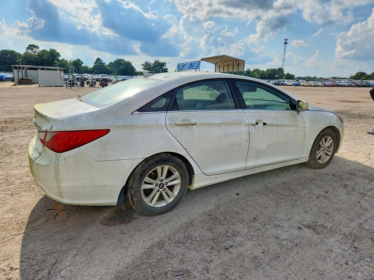 2012 Hyundai Sonata Gls White vin: 5NPEB4AC4CH364963