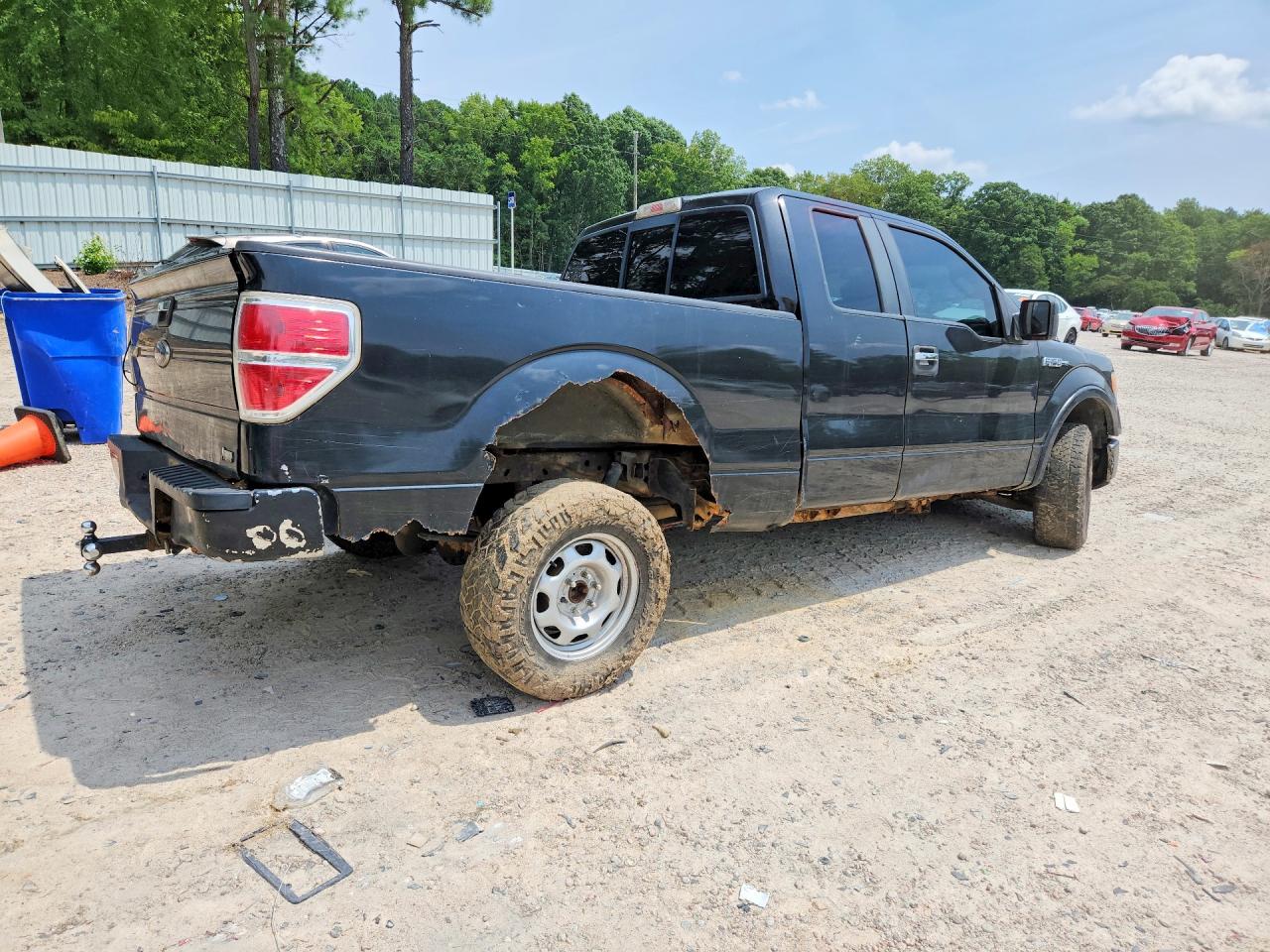 2010 Ford F150 Super Cab Black vin: 1FTFX1EV0AFA24751