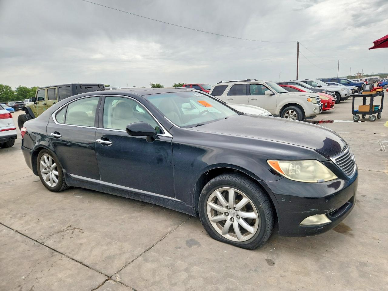 2008 Lexus Ls 460 Черный vin: JTHBL46F385061665