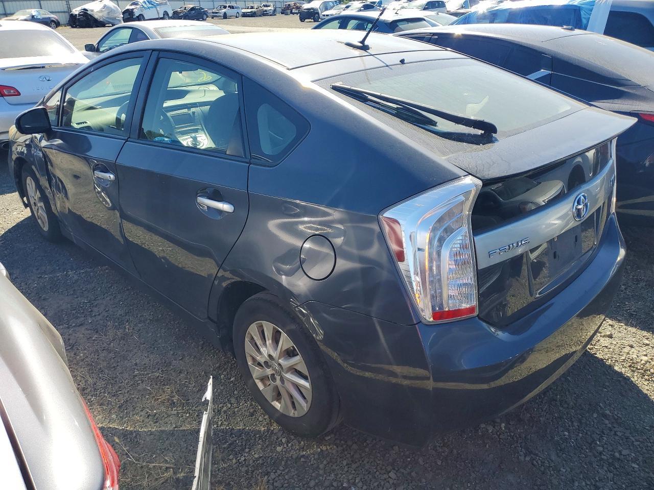 2015 Toyota Prius Plug-in Hybrid Base Серый vin: JTDKN3DPXF3074598