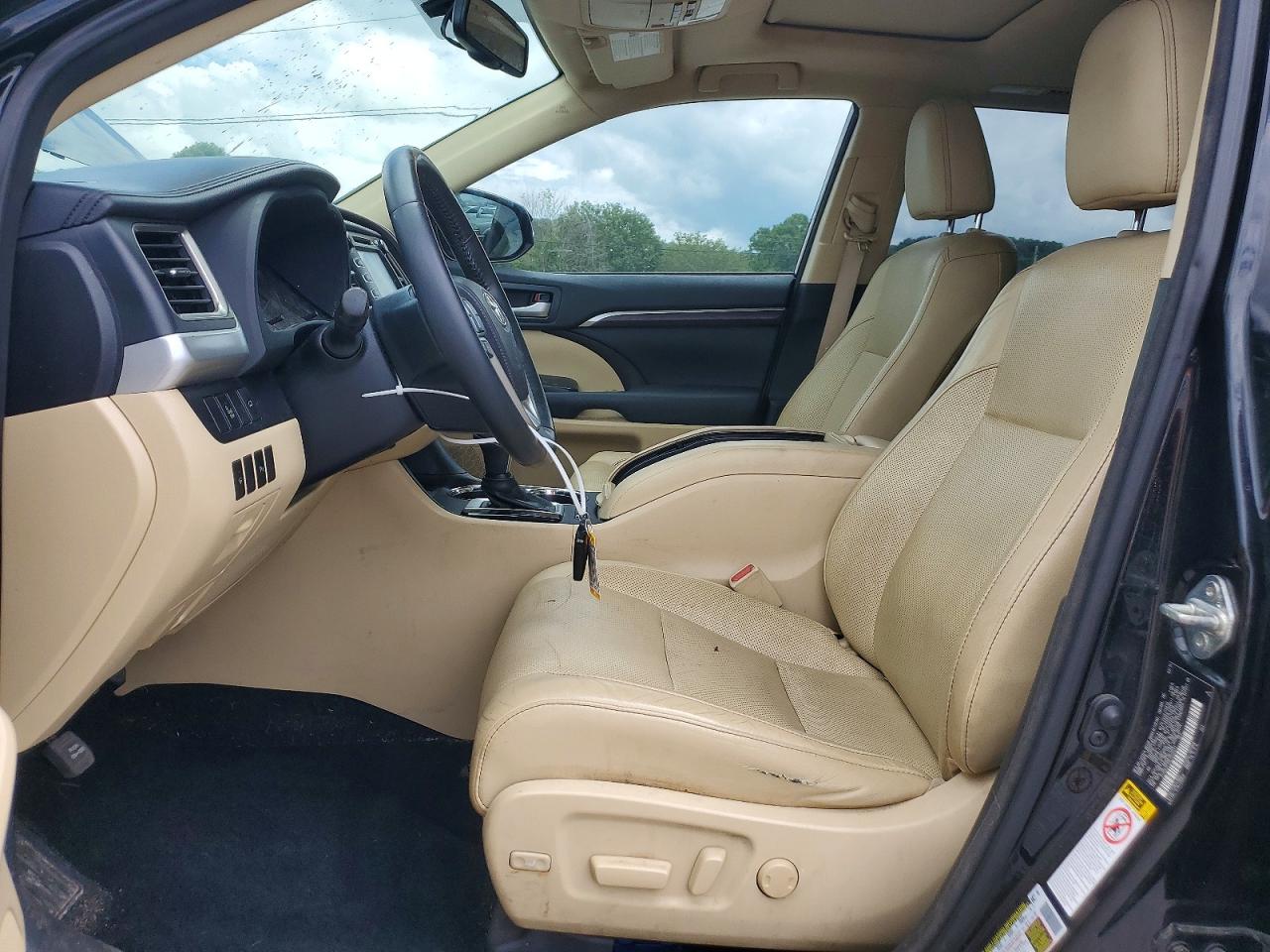 2014 Toyota Highlander Limited Black vin: 5TDDKRFH9ES028431
