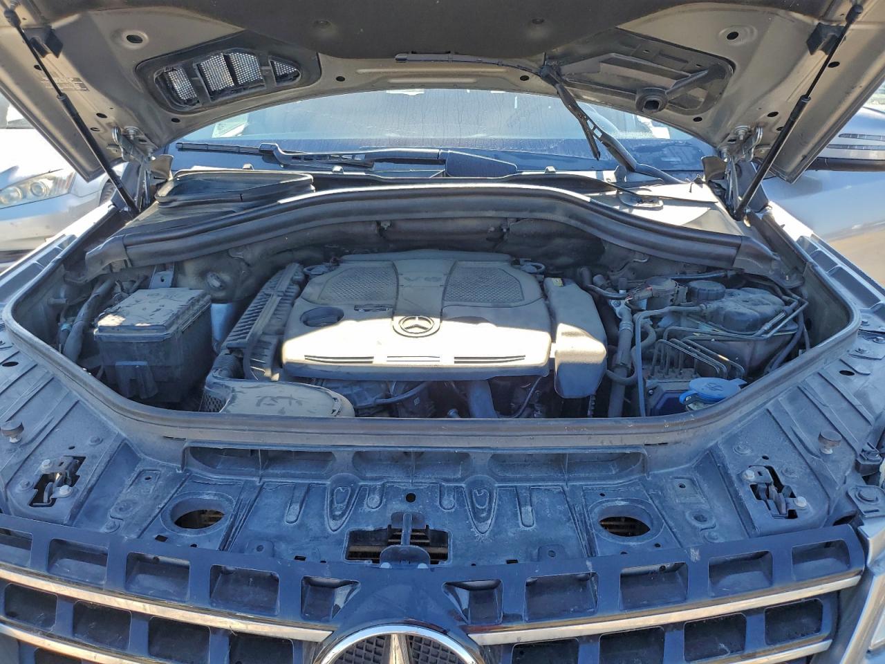 2015 Mercedes-benz Ml 350 Gray vin: 4JGDA5JB9FA608853