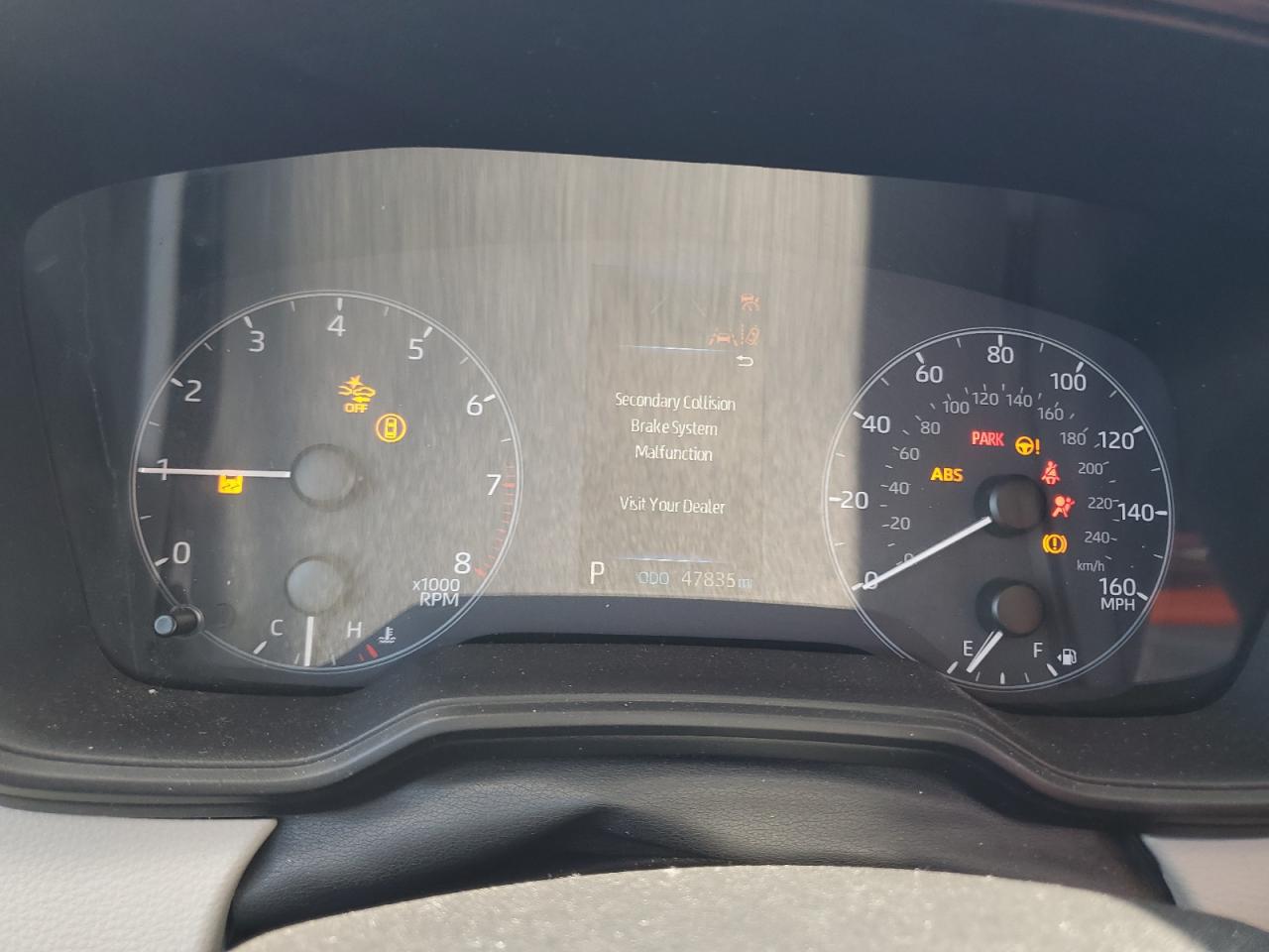 2024 Toyota Corolla Le Серый vin: 5YFB4MDE1RP139888 Damage: Warning Light - Abs, On, Unacceptable