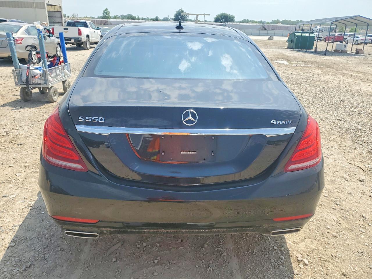 2015 Mercedes-benz S 550 4matic Black vin: WDDUG8FBXFA151988
