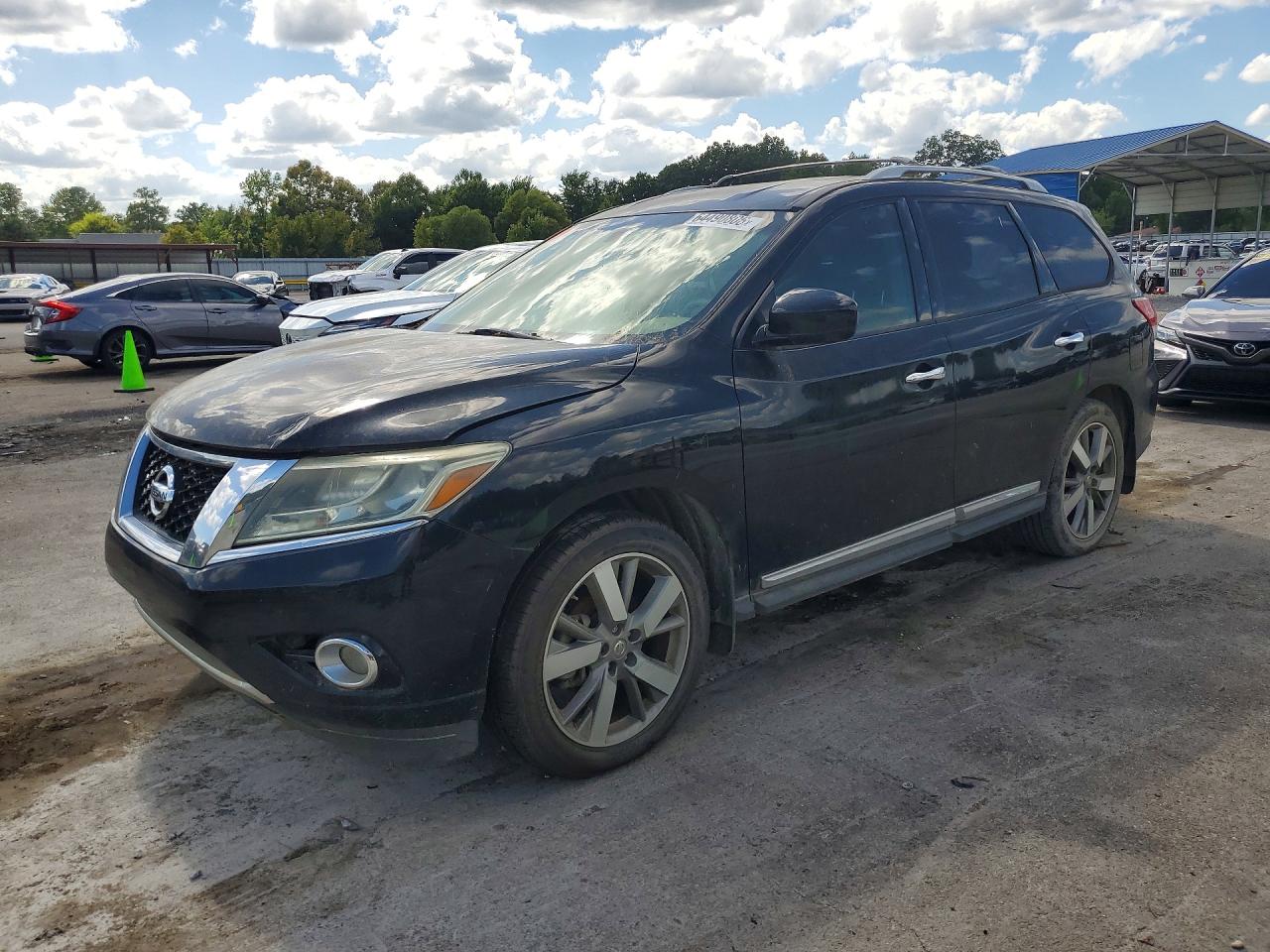 2014 Nissan Pathfinder S Black vin: 5N1AR2MN5EC679938